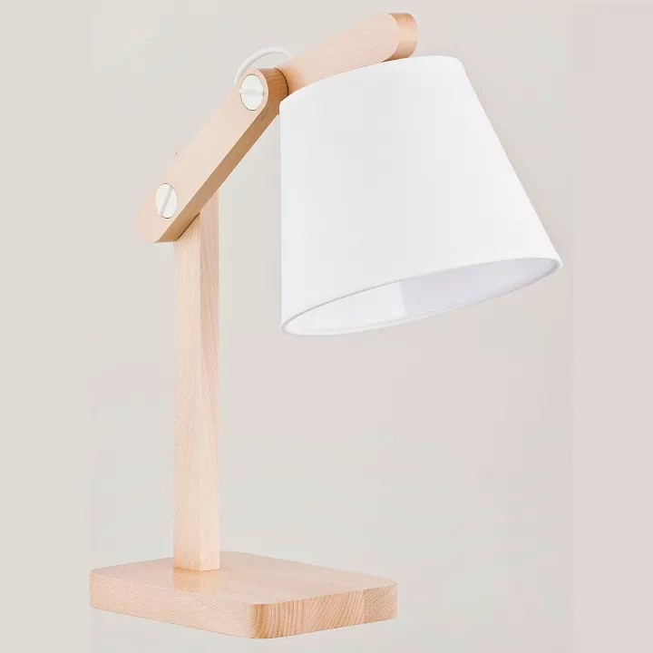 

Настольная лампа декоративная Alfa Joga White 23978