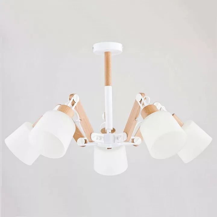 

Люстра на штанге Alfa Bridge White 24305