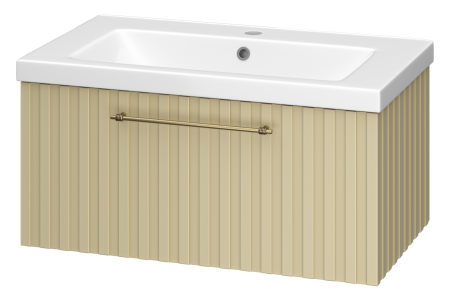 

Тумба под раковину Brevita Alicante 80 бежевая матовая