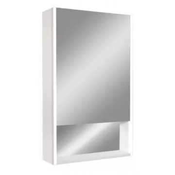 

Зеркало-шкаф Art&Max Foggia AM-Fog-500-800-1D-R-DS-F-White 50х80, белое, с подсветкой