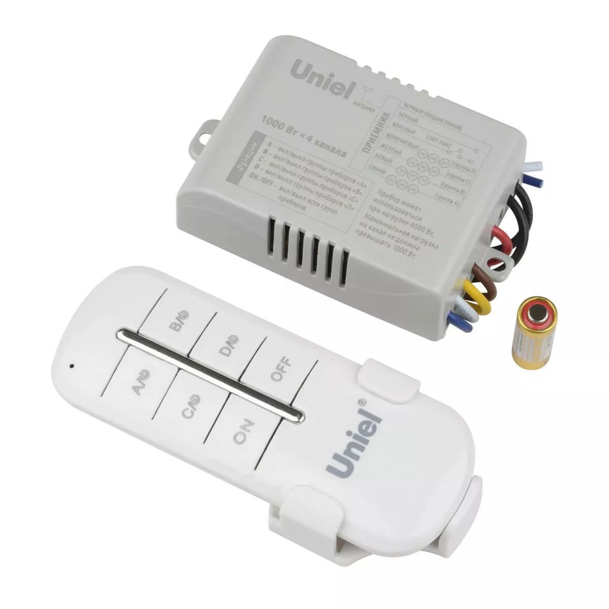 

Пульт управления светом Uniel UCH-P005-G4-1000W-30M UL-00003635