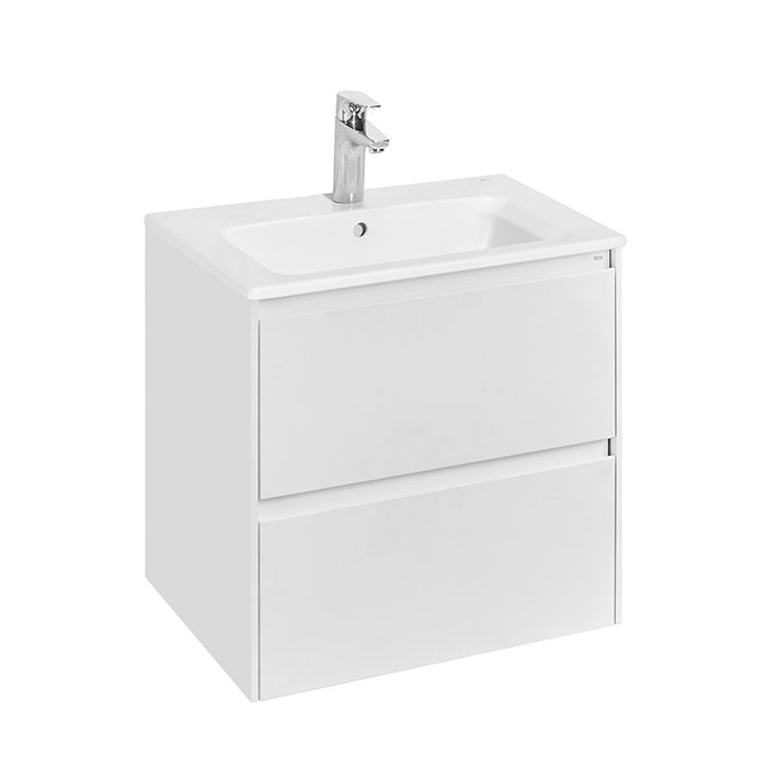 

Ona Тумба под раковину 600, белый матовый 2 ящика (подходит раковина ZRU9307561, 732799E000, 73279A8000)