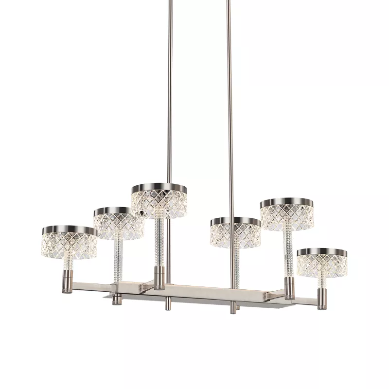 

Подвесная люстра Delight Collection MD21020075 MD21020075-6B satin nickel