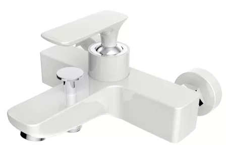 

Смеситель для ванны с душем AltroBagno Aperto 0208 Bi белый