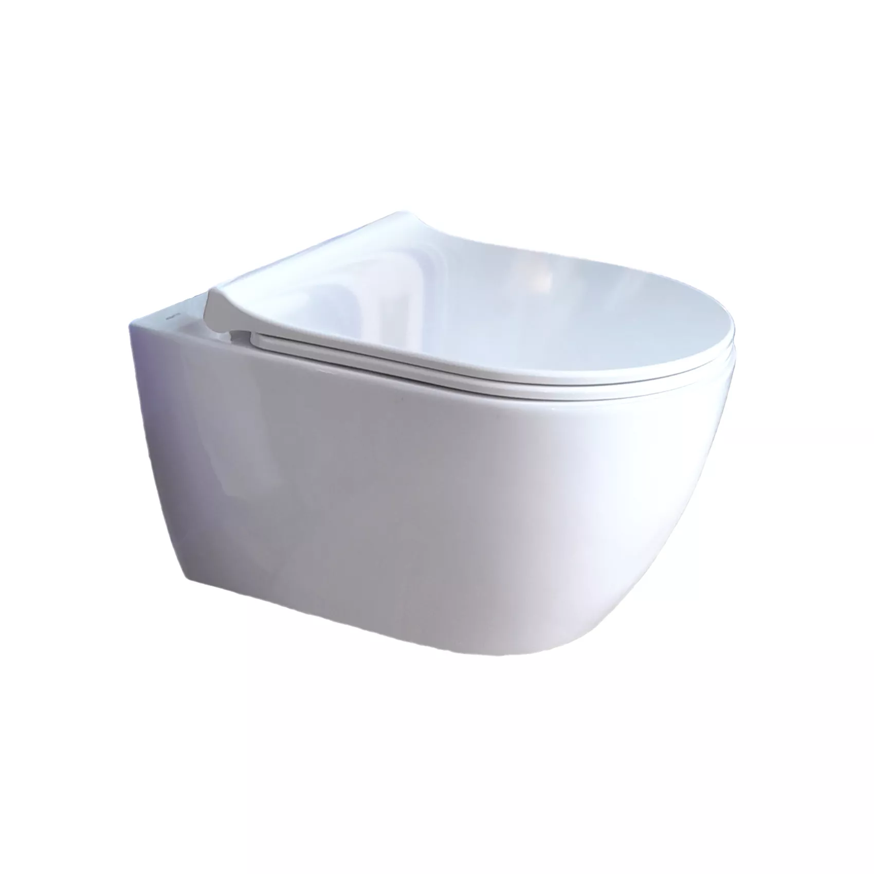 

AQ0700-01 ПОЛАРИС унитаз подвесной безободковый, белый 360*518*360 мм, крышка-сиденье с механизмом плавного закрывания из дюропласта, крепеж