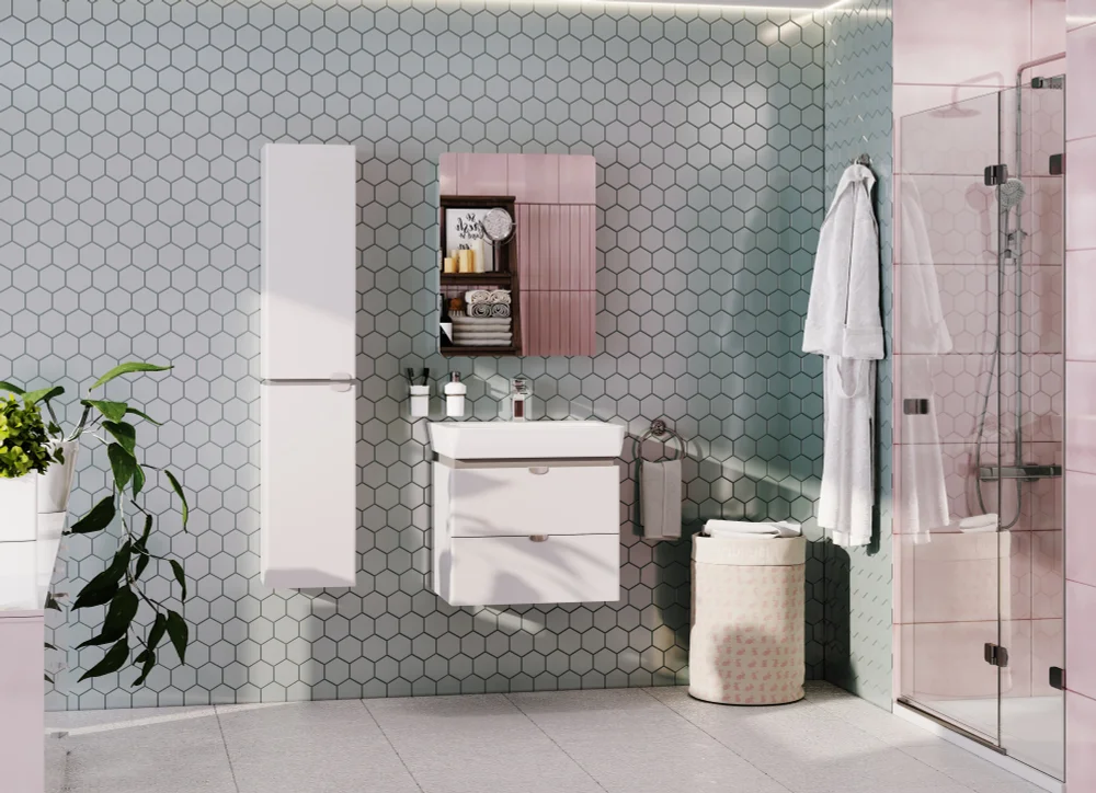 

Комплект мебели Aquaton Скай 60 белый