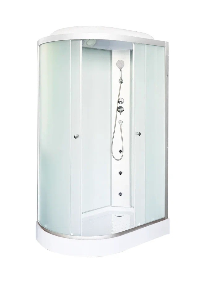 

Душевая кабина DTO LM902R 120х80, с гидромассажем, профиль хром, стекло матовое