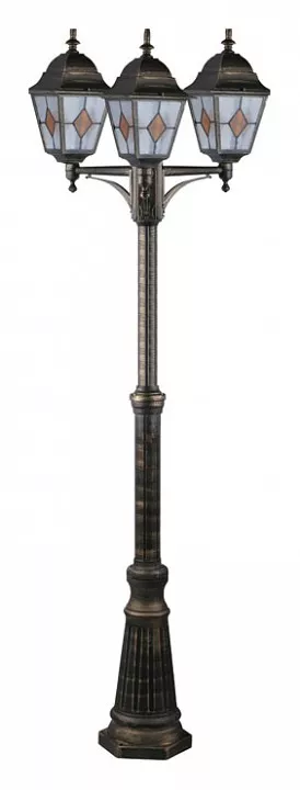 

Садово-парковый светильник Arte Lamp Berlin A1017PA-3BN
