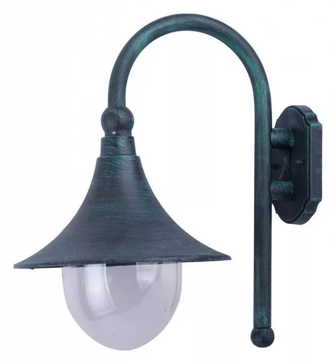 

Уличный настенный светильник Arte Lamp Malaga A1082AL-1BG