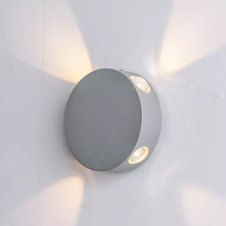 

Настенный светодиодный светильник Arte Lamp Tamburello A1525AP-1GY