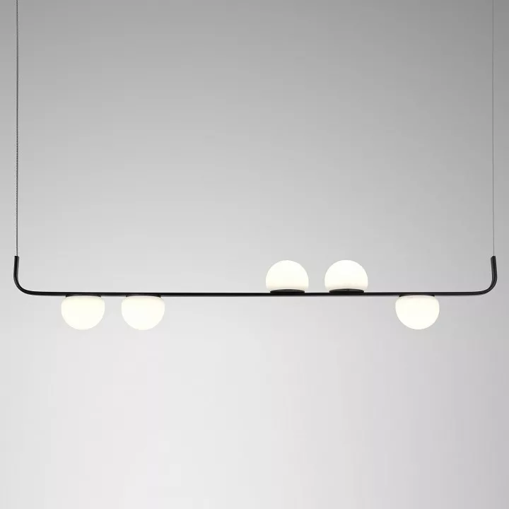 

Подвесная светодиодная люстра Arte Lamp Poplar A2174SP-5BK