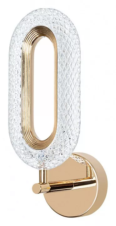 

Настенный светодиодный светильник Arte Lamp OVALE A2489AP-1GO