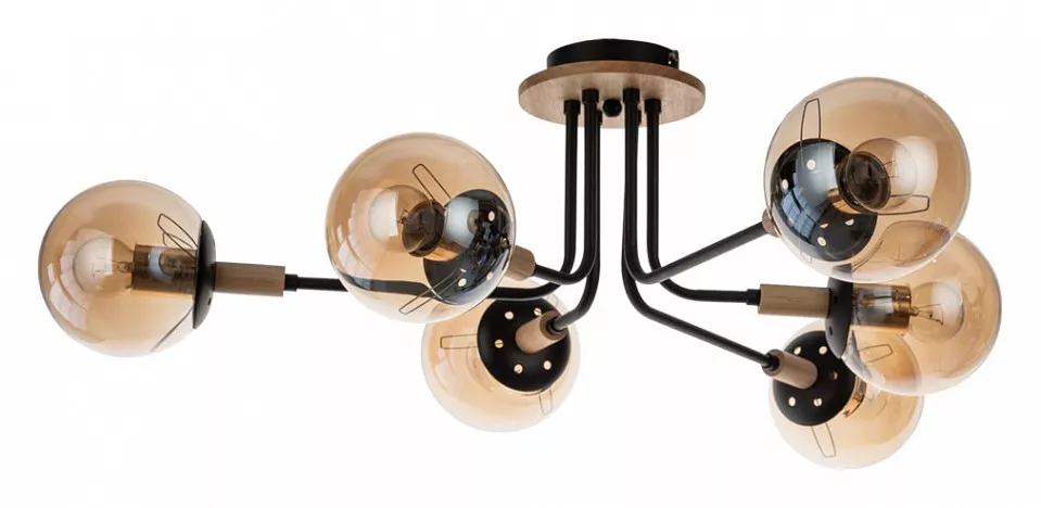 

Потолочная люстра Arte Lamp Oxford A2716PL-6BK