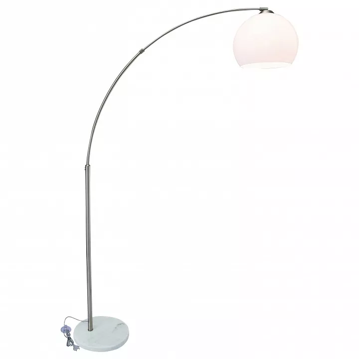 Изогнутые торшеры  Santehnika Room Торшер Arte Lamp Goliath A5822PN-1SS