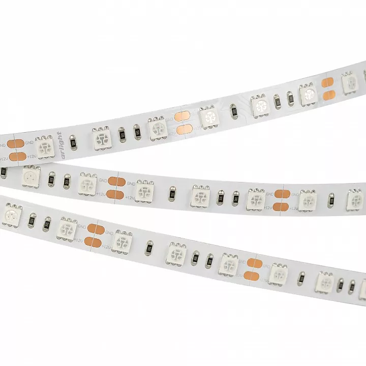 

Светодиодная лента Arlight 14,4W/m 60LED/m 5060SMD красный 5M 012343(2)