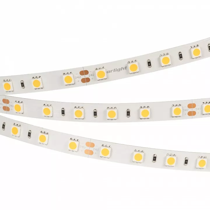 

Светодиодная лента Arlight 14,4W/m 60LED/m 5060SMD холодный белый 5M 013757(2)