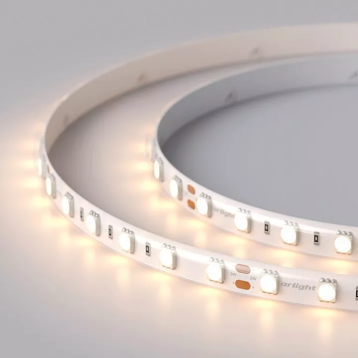 

Светодиодная влагозащищенная лента Arlight 14,4W/m 60LED/m 5060SMD теплый белый 5M 015279(2)