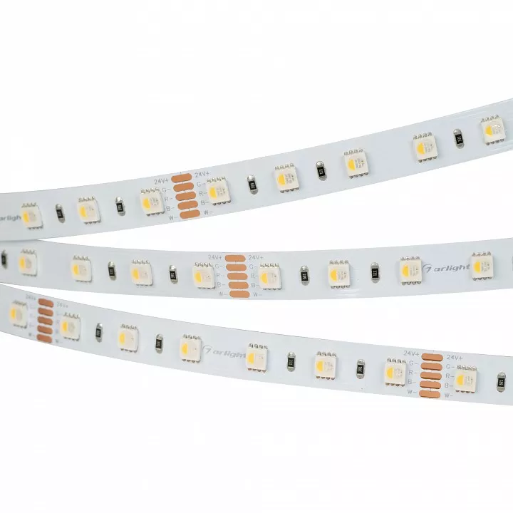 

Светодиодная лента Arlight 19,2W/m 60LED/m 5060SMD разноцветный/холодный белый 5M 019096(2)