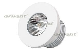 Мебельный светодиодный светильник Arlight LTM-R35WH 1W Warm White 30deg 020753 - фото 1
