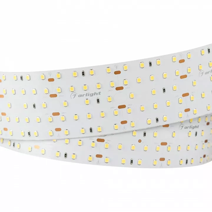 

Светодиодная лента Arlight 30W/m 420LED/m 2835SMD теплый белый 2,5M 021205(2)