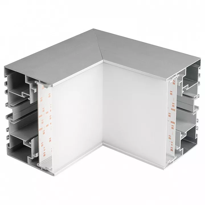 

Коннектор L-образный Arlight S2-Line-10570-L90N внутренний 021268