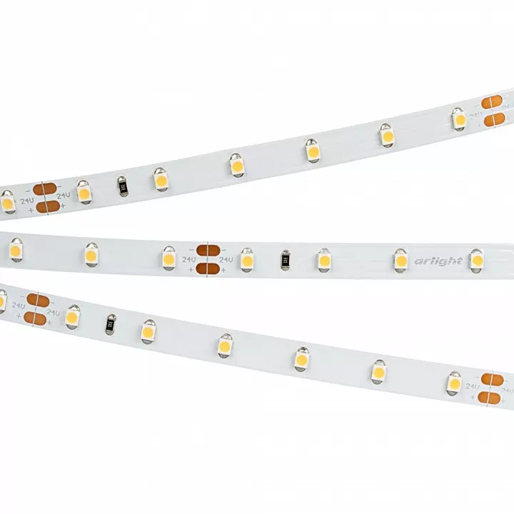 

Светодиодная лента Arlight 4,8W/m 60LED/m 2835SMD теплый белый 5M 021414(2)