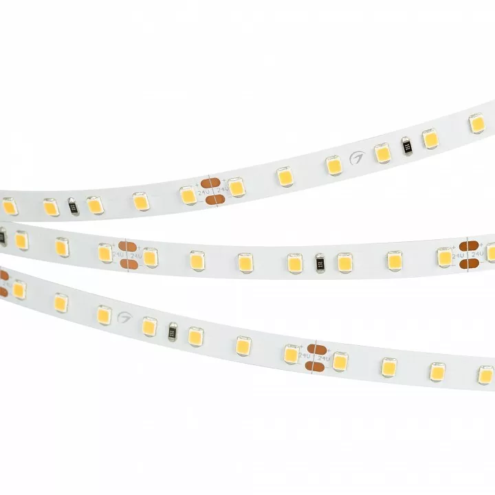

Светодиодная лента Arlight 10W/m 98LED/m 2835SMD теплый белый 5M 021453(2)