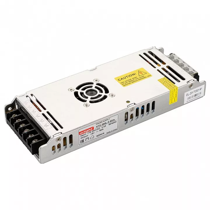 

Блок питания Arlight HTS-300L-5-Slim 5V 300W IP20 60A 022414