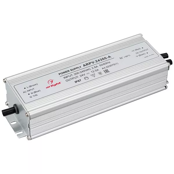 

Блок питания Arlight ARPV-ST300-A 24V 300W IP67 12,5A 023070(1)