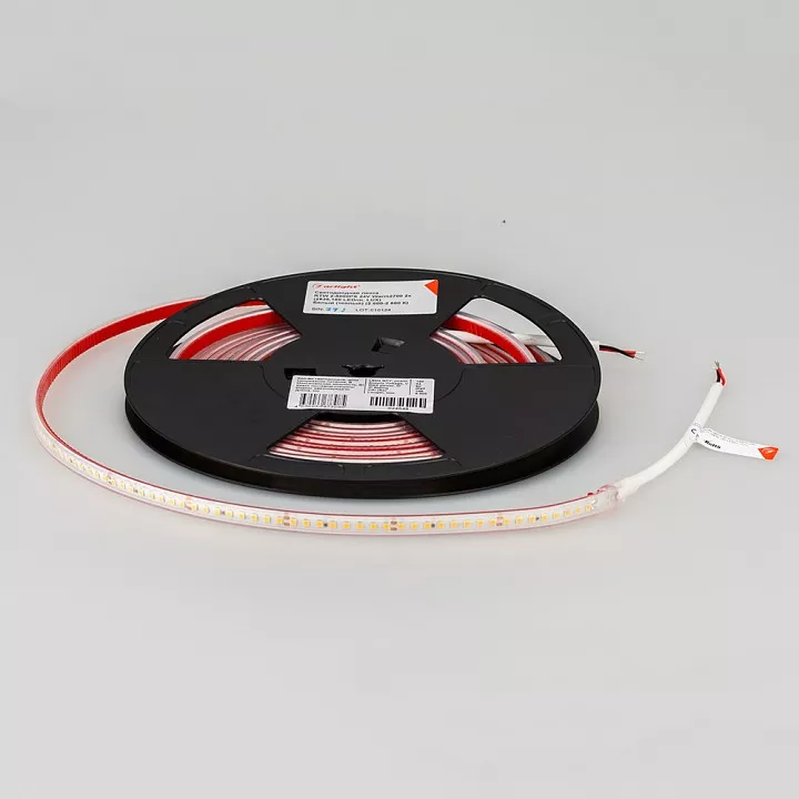 

Светодиодная влагозащищенная лента Arlight 12W/m 160LED/m 2835SMD теплый белый 5M 024545(2)