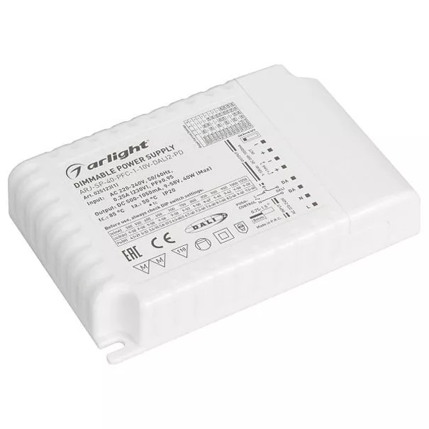 

Блок питания Arlight ARJ-SP-40-PFC-1-10V-DALI2-PD 025123(1)