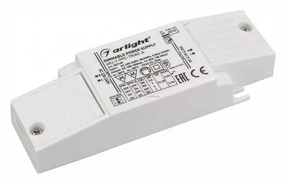 

Драйвер Arlight ARJ-7-PFC-Triac-A 12-20V 7W IP20 0,18-0,35A 027139