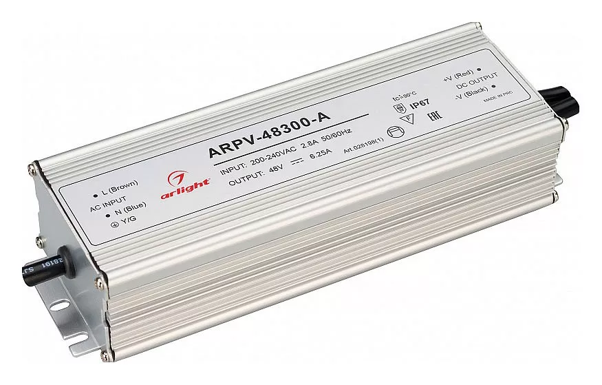 Блок питания Arlight ARPV-48300-A 48V 300W IP67 6,25A 028198(1)