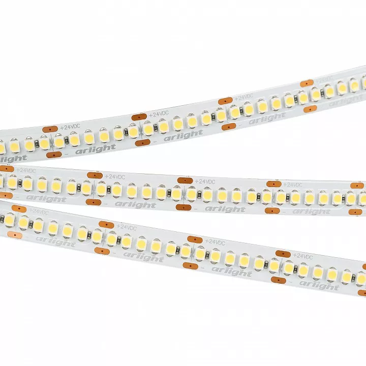 

Светодиодная лента Arlight 19,2W/m 240LED/m 2835SMD теплый белый 5M 028621(2)