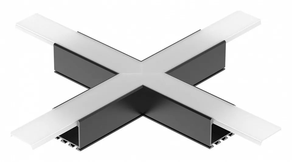 

Коннектор X-образный Arlight PLS-Lock-H25-Х90 Black 031269