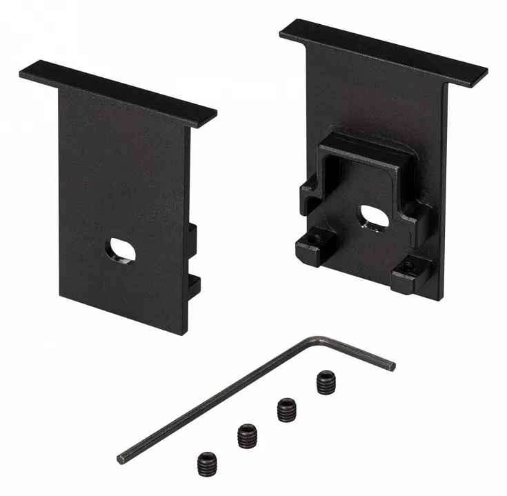 

Набор заглушек Arlight SL-Comfort-2542-F Black c отверстием 031783
