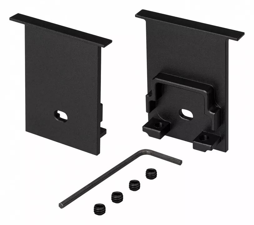 

Набор заглушек Arlight SL-Comfort-3551-F Black c отверстием 031786