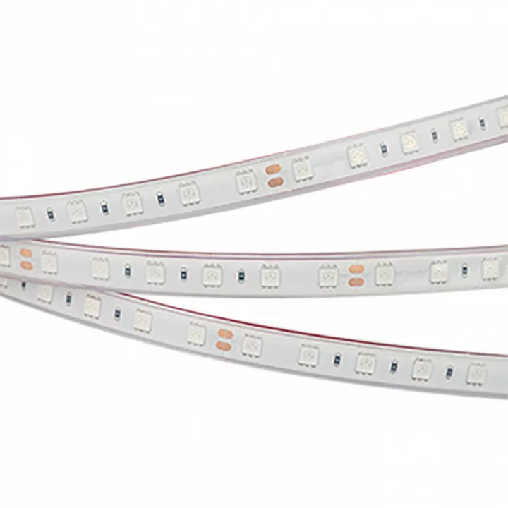 

Светодиодная влагозащищенная лента Arlight 14,4W/m 60LED/m 5060SMD зеленый 5M 033789