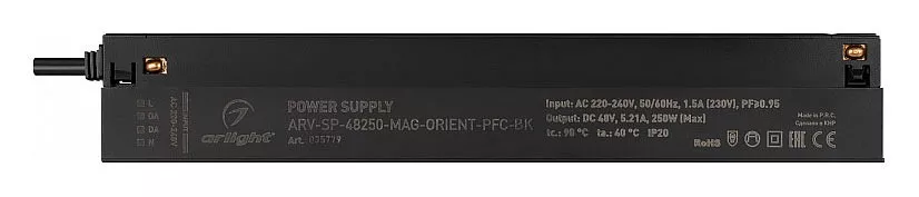 Блок питания Arlight ARV-SP-48250-Mag-Orient-PFC-BK 48V 250W IP20 5.21A 035779