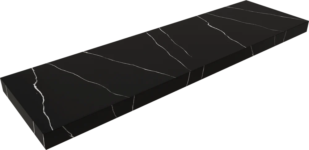 

Столешница в ванную под раковину Armadi Art Flat Nero Marquina 160