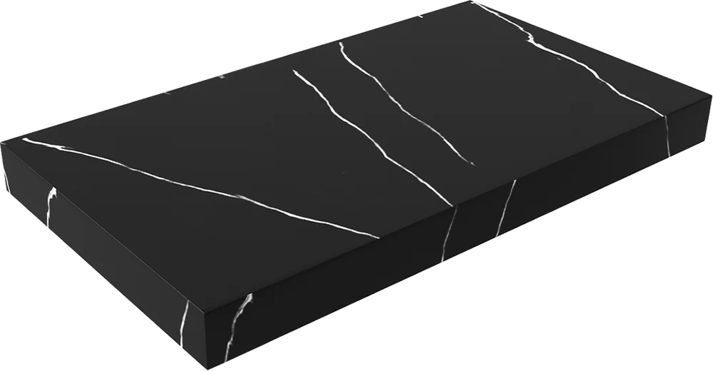 

Столешница в ванную под раковину Armadi Art Flat Nero Marquina 80