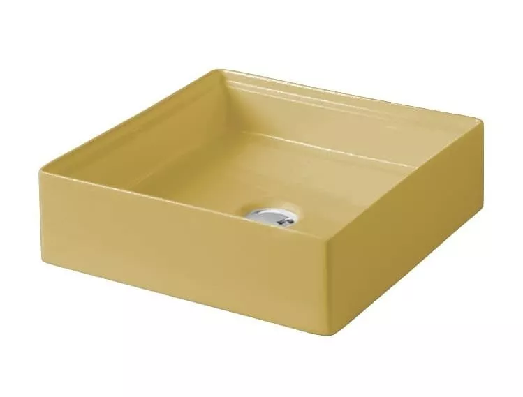 

Раковина накладная ArtCeram Scalino 38 желтый цинк (SCL001 12;00)