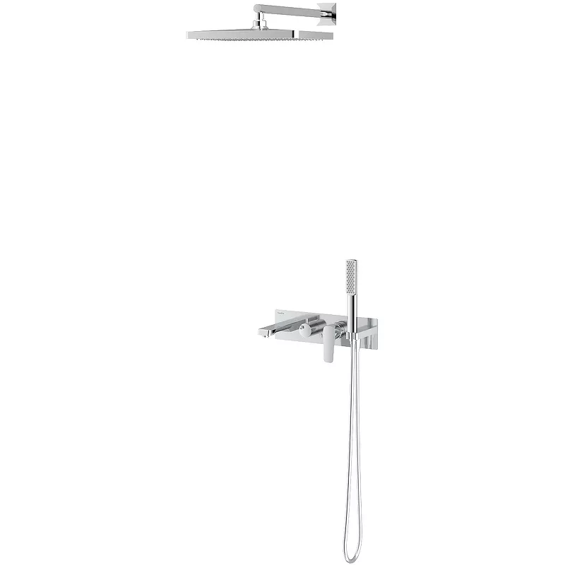 Встраиваемая душевая система Teska Life хром глянцевый