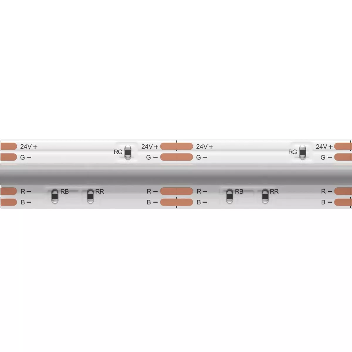 

Светодиодная лента Maytoni Ultra 24В COB 14Вт/м RGB 5м IP20 201217