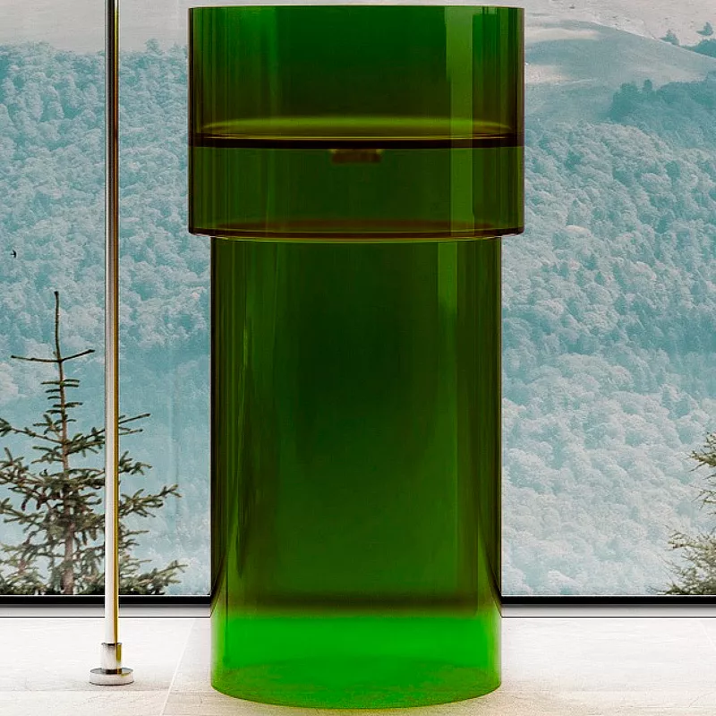 Напольная раковина Abber Kristall 45 зеленая