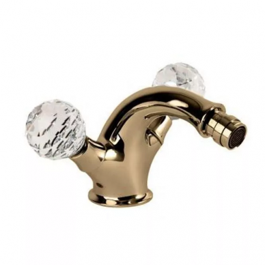 

Смеситель для биде Cezares Atlantis бронза с ручками Swarovski