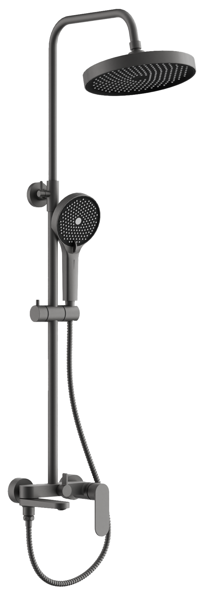 

Душевая стойка BELZ B713 B24713-3 оружейная сталь