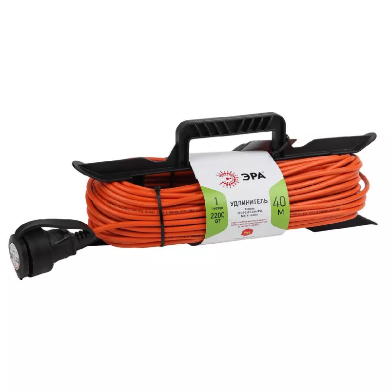 

Удлинитель силовой ЭРА UFx-1-2x1.0-40m-IP44 Б0046824