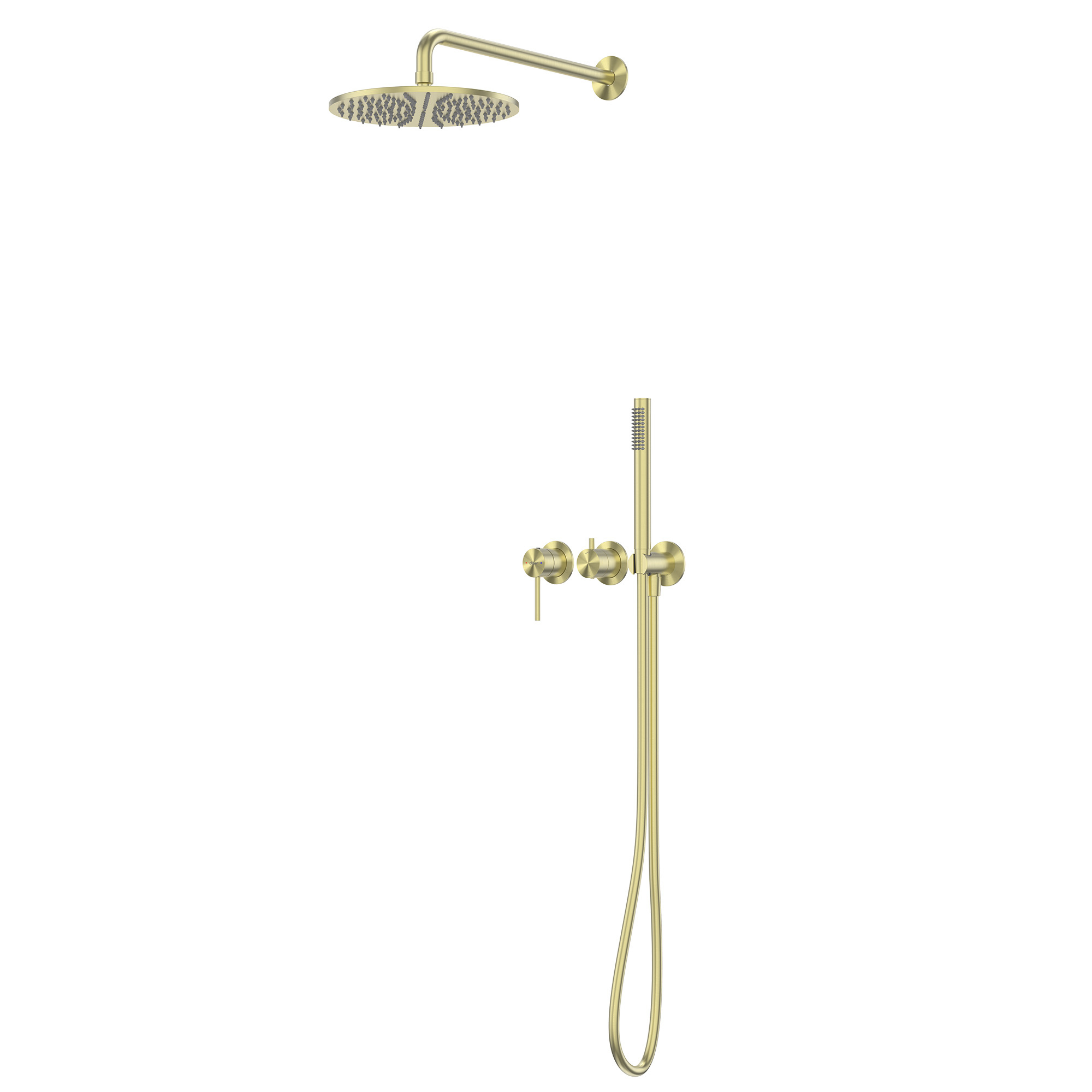 

Душевой комплект Abber Wasser Kreis 316 AF8118BG С ВНУТРЕННЕЙ ЧАСТЬЮ, брашированное золото