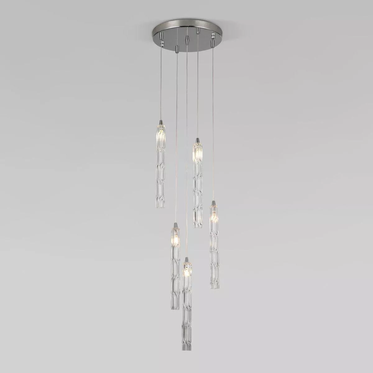 

Подвесная люстра Eurosvet Lynn 50381/5 хром